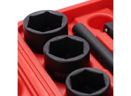 Juego de vasos con carraca MECHANIC WRENCH SET 2, de uso intensivo, 21 piezas