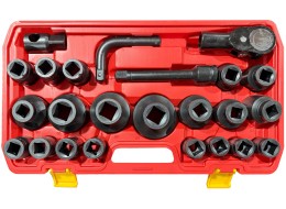 Juego de vasos MECHANIC WRENCH SET 3, de uso intensivo, 26 piezas