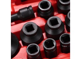 Juego de vasos MECHANIC WRENCH SET 3, de uso intensivo, 26 piezas