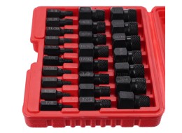 Juego de extractores para tornillos y tuercas dañados MECHANIC NUT REMOVER 2, 25 piezas