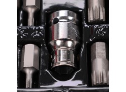 Juego de puntas Torx en estuche metálico MECHANIC TORX SET 1, 40 piezas