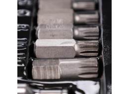 Juego de puntas Torx en estuche metálico MECHANIC TORX SET 1, 40 piezas