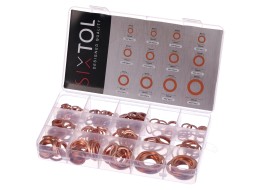 Juego de arandelas de sellado de cobre MECHANIC RING SET 2, M5–M20, 300 piezas