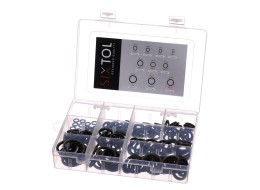 Juego de arandelas de sellado de NBR y acero MECHANIC RING SET 3, M6–M24, 180 piezas