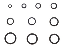 Juego de arandelas de sellado de NBR y acero MECHANIC RING SET 3, M6–M24, 180 piezas