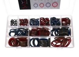 Juego de juntas hidráulicas con labio de goma MECHANIC RING SET 4, 245 uds