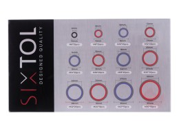 Juego de juntas hidráulicas con labio de goma MECHANIC RING SET 4, 245 uds