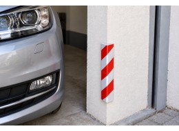 Protector de esquina de espuma autoadhesivo para garaje CAR PARK GUARD CORNER 1, 40x12x1,5 cm, 2 uds