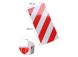 Protector de espuma autoadhesivo para columna de garaje CAR PARK GUARD POLE 1, 18x38x1,5 cm, 2 uds
