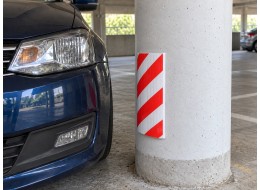 Protector de espuma autoadhesivo para columna de garaje CAR PARK GUARD POLE 1, 18x38x1,5 cm, 2 uds