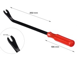 Horquilla larga curvada para desmontaje de tapicería e interior MECHANIC TRIM ONE 12
