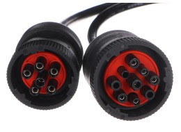 Adaptador OBD-II 9 pines J1939 y 6 pines J1708 MECHANIC CABLE 8