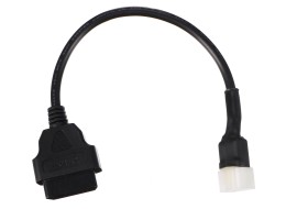 Adaptador OBD-II 6 pines para moto Delphi MECHANIC CABLE 12
