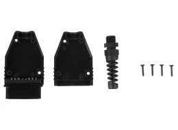 Conector OBD-II de 16 pines para montar su propio cable MECHANIC CABLE 29, negro