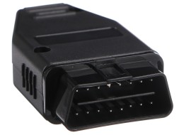 Conector OBD-II de 16 pines para montar su propio cable MECHANIC CABLE 29, negro