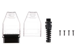 Conector OBD-II de 16 pines para montar su propio cable MECHANIC CABLE 30, transparente