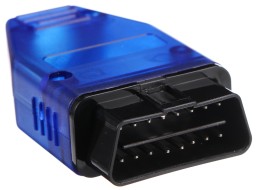 Conector OBD-II de 16 pines para montar su propio cable MECHANIC CABLE 31, azul