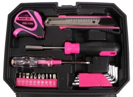 Juego de herramientas HOME PINK 66