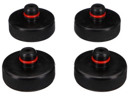 Juego de almohadillas de goma para gato JACK PAD SET 4T para vehículos Tesla, espiga 24 mm, 4 unidad