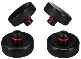 Juego de almohadillas de goma para gato JACK PAD SET 4T para vehículos Tesla, espiga 24 mm, 4 unidad