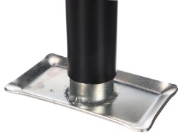 Gato para remolque SX TRAILER JACK 900KG, soldado, de montaje plano