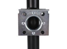 Gato para remolque SX TRAILER JACK 900KG, soldado, de montaje plano
