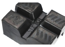 Almohadilla de goma para soporte de coche plegable MECHANIC CAR STAND, 83x62x40 mm