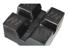 Almohadilla de goma para gato de automóviles SX JACK SUV 2,5T, 62x62x44 mm