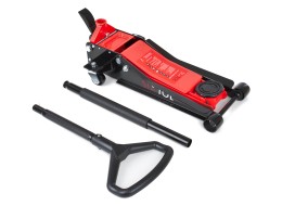 Gato hidráulico móvil de servicio pesado 3 t, perfil bajo, con pedal SX JACK PEDAL 3T BLACK