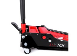 Gato hidráulico móvil de servicio pesado 4 t, perfil bajo, con pedal SX JACK PEDAL 4T BLACK