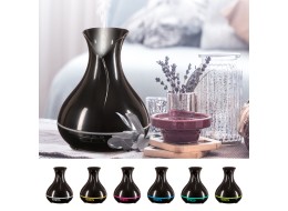 Difusor de aroma Vulcan negro brillante 350 ml
