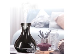 Difusor de aroma Vulcan negro brillante 350 ml