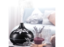 Difusor de aroma Palm negro brillo 500ml