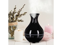 Difusor de aroma Bloom negro brillante 200 ml
