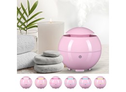 Difusor de aroma Globe rosa brillante 150 ml