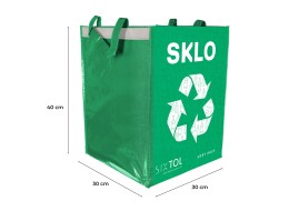 Bolsas para reciclaje SORT EASY 3 BASIC, 30x30x40 cm, 3 x 36 l, 3 uds