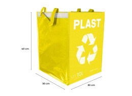 Bolsas para reciclaje SORT EASY 3 BASIC, 30x30x40 cm, 3 x 36 l, 3 uds