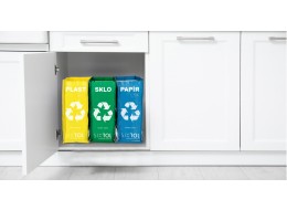 Bolsas para reciclaje SORT EASY 3 SLIM, 18x30x40 cm, 3 x 22 l, 3 uds