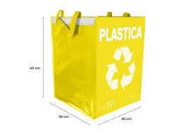Bolsa para reciclaje SORT EASY PLASTICA IT, 30x30x40 cm, 36 l