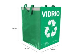 Bolsas para reciclaje SORT EASY 3 BASIC ES, 30x30x40 cm, 3 x 36 l, 3 unidades