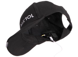 Gorra con luz LED B-CAP 25 lm, recargable, USB, talla única, negra