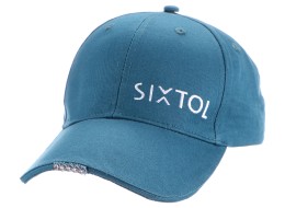 Gorra con luz LED B-CAP 25 lm, recargable, USB, talla única, azul