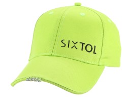 Gorra con luz LED B-CAP 25 lm, recargable, USB, talla única, verde fluorescente