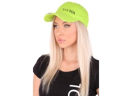 Gorra con luz LED B-CAP 25 lm, recargable, USB, talla única, verde fluorescente