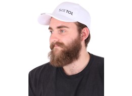 Gorra con luz LED B-CAP 25lm, recargable, USB, talla única, blanca