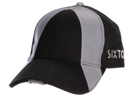 Gorra reflectante con luz LED B-CAP SAFETY 25 lm, recargable, USB, talla única, negra