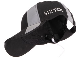 Gorra reflectante con luz LED B-CAP SAFETY 25 lm, recargable, USB, talla única, negra