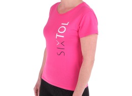 Camiseta de mujer T-SHIRT, rosa, talla S, 100% algodón