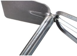 Azada de jardín con cultivador, longitud 290 mm, mango ergonómico