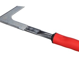 Cuchillo de jardín para malas hierbas en L, longitud 315 mm, mango ergonómico